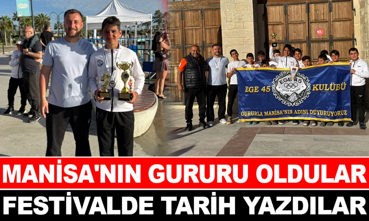 EGE 45 SPOR KUL&Uuml;B&Uuml; &Ccedil;EŞME'DEN &Uuml;&Ccedil;&Uuml;NC&Uuml;L&Uuml;KLE D&Ouml;ND&Uuml;