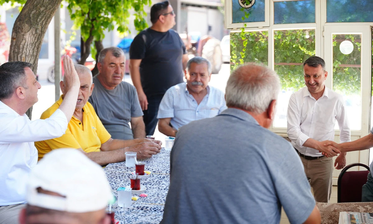 BAŞKAN KAYSERİLİ'DEN MAHALLE ZİYARETİ