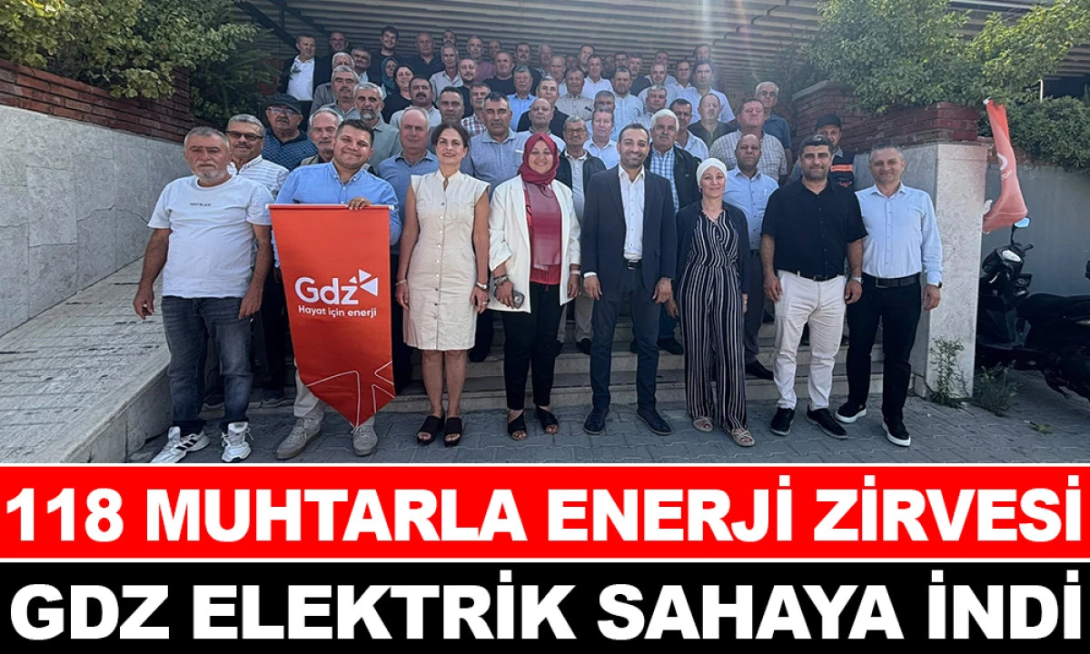 GDZ ELEKTRİK SAHAYA İNDİ