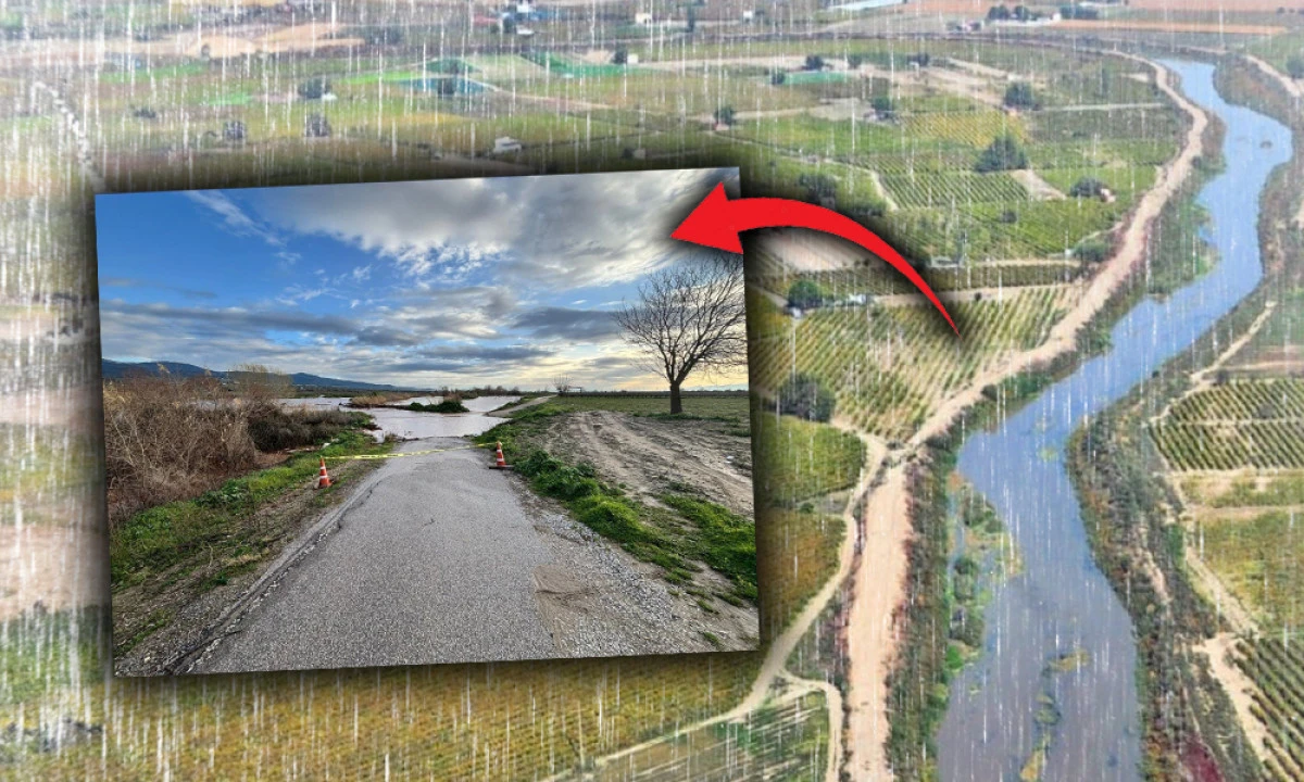 GEDİZ NEHRİ TAŞTI!