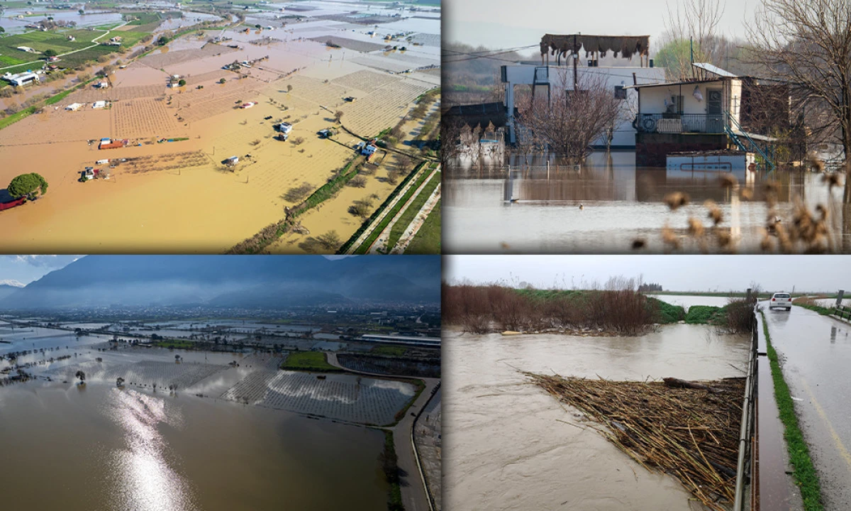 GEDİZ NEHRİ TAŞTI: K&Ouml;PR&Uuml;LER TEHLİKE SİNYALİ VERİYOR