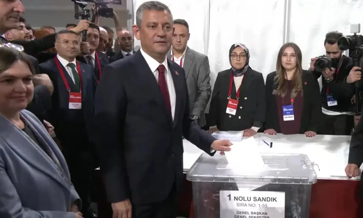 'GENEL BAŞKANLIK' SEÇİMİ BAŞLADI: TEK ADAY ÖZGÜR ÖZEL OLDU!