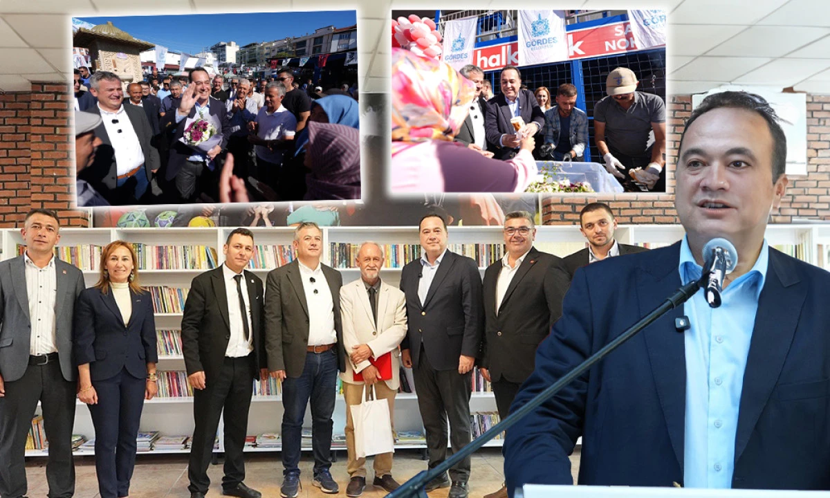 GÖRDES'TE HİZMET YAĞMURU