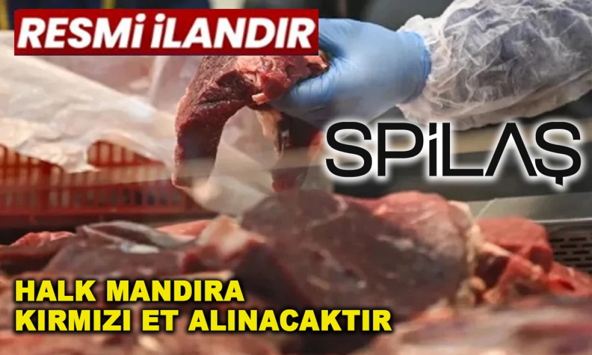 HALK MANDIRA KIRMIZI ET ALIM İŞİ