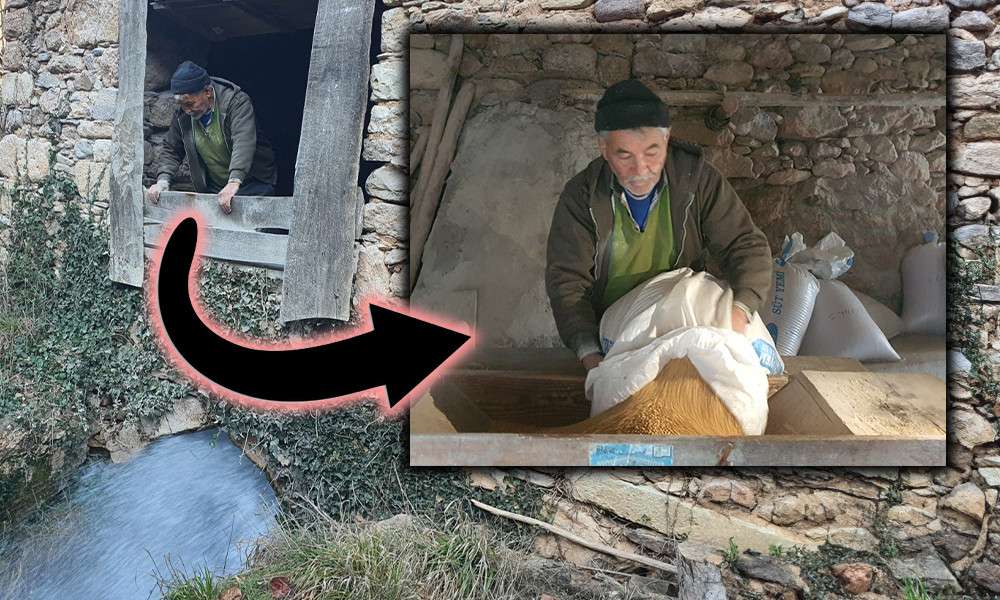 İKİ ASIRLIK DEĞİRMEN YILLARA MEYDAN OKUYOR