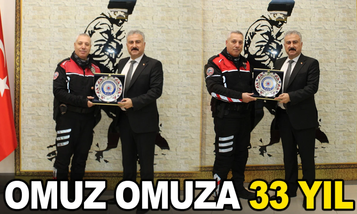 İKİZ POLİSLERE DUYGUSAL VEDA