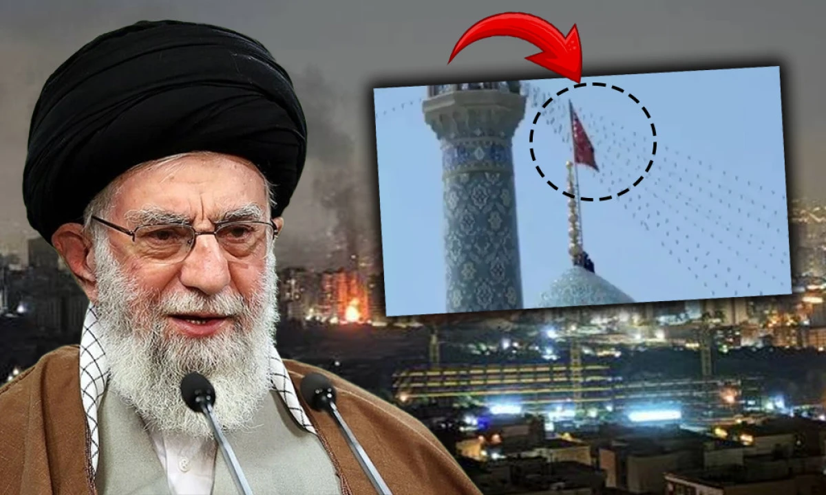 İRAN KIRMIZI BAYRAĞI GÖNDERE ÇEKTİ! PEKİ NE ANLAMA GELİYOR?