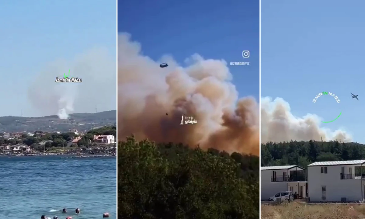 KABUS GERİ DÖNDÜ! İZMİR'DE KORKUTAN YANGIN