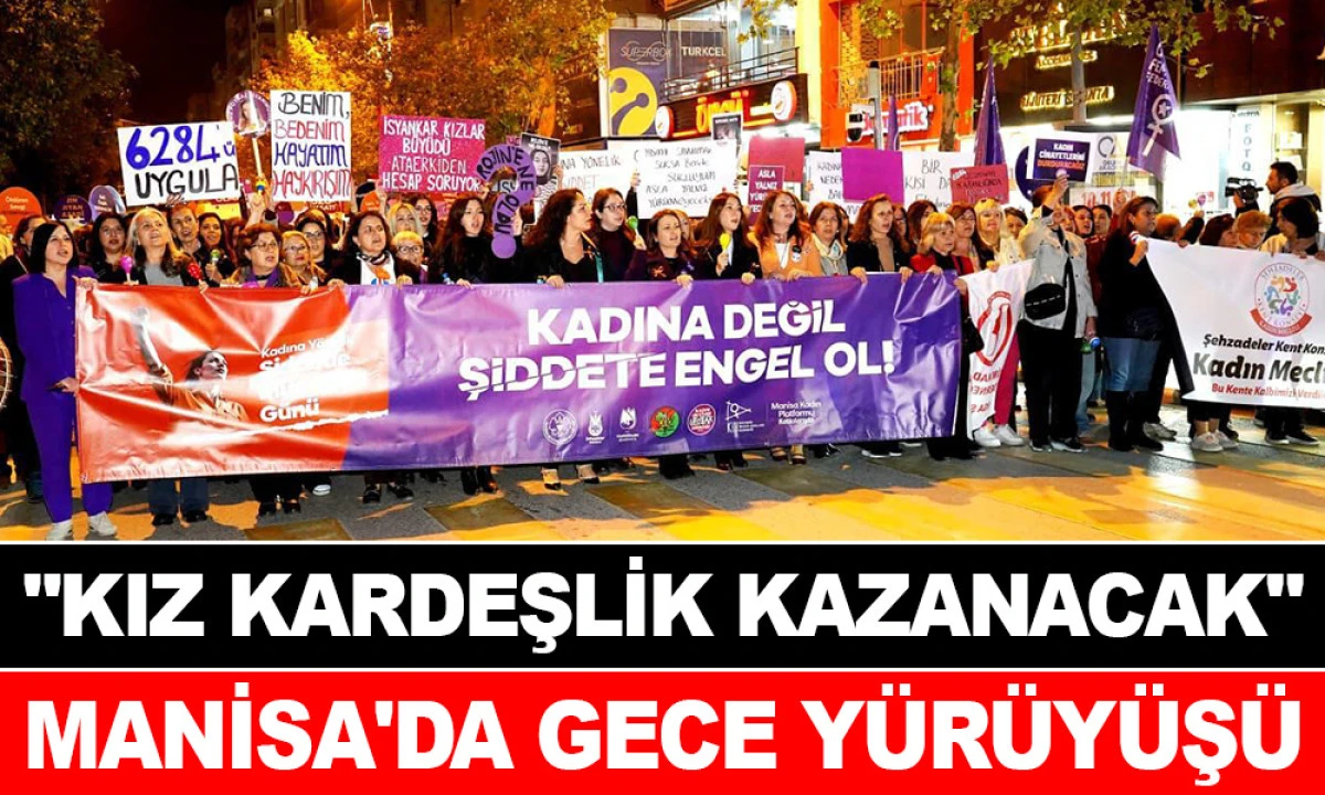 KADINA YÖNELİK ŞİDDETLE MÜCADELE GÜNÜ'NDE GÜÇLÜ DAYANIŞMA