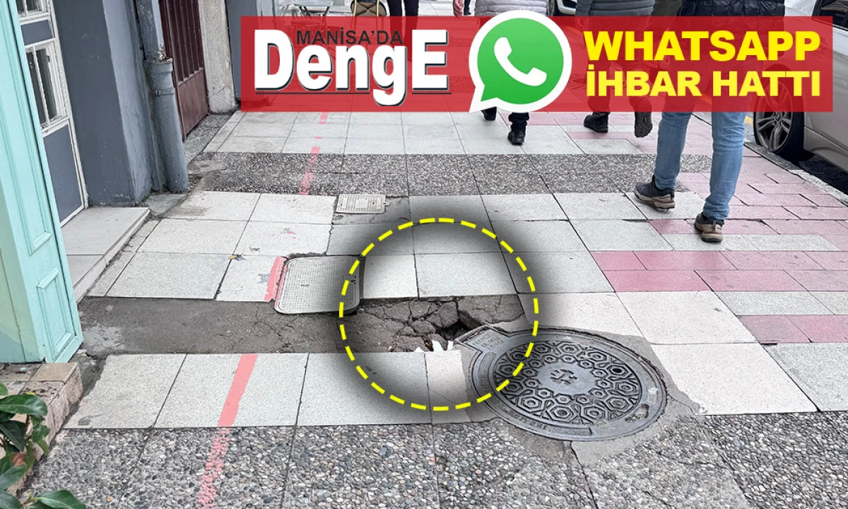 KALDIRIMDA &Ccedil;UKUR TEHLİKESİ