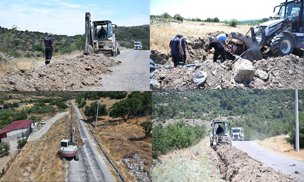 KARAKILI&Ccedil;LI&rsquo;DA İ&Ccedil;ME SUYU HATTI YENİLENİYOR