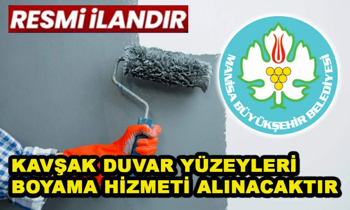KAVŞAK DUVAR Y&Uuml;ZEYLERİ BOYAMA HİZMETİ ALINACAKTIR