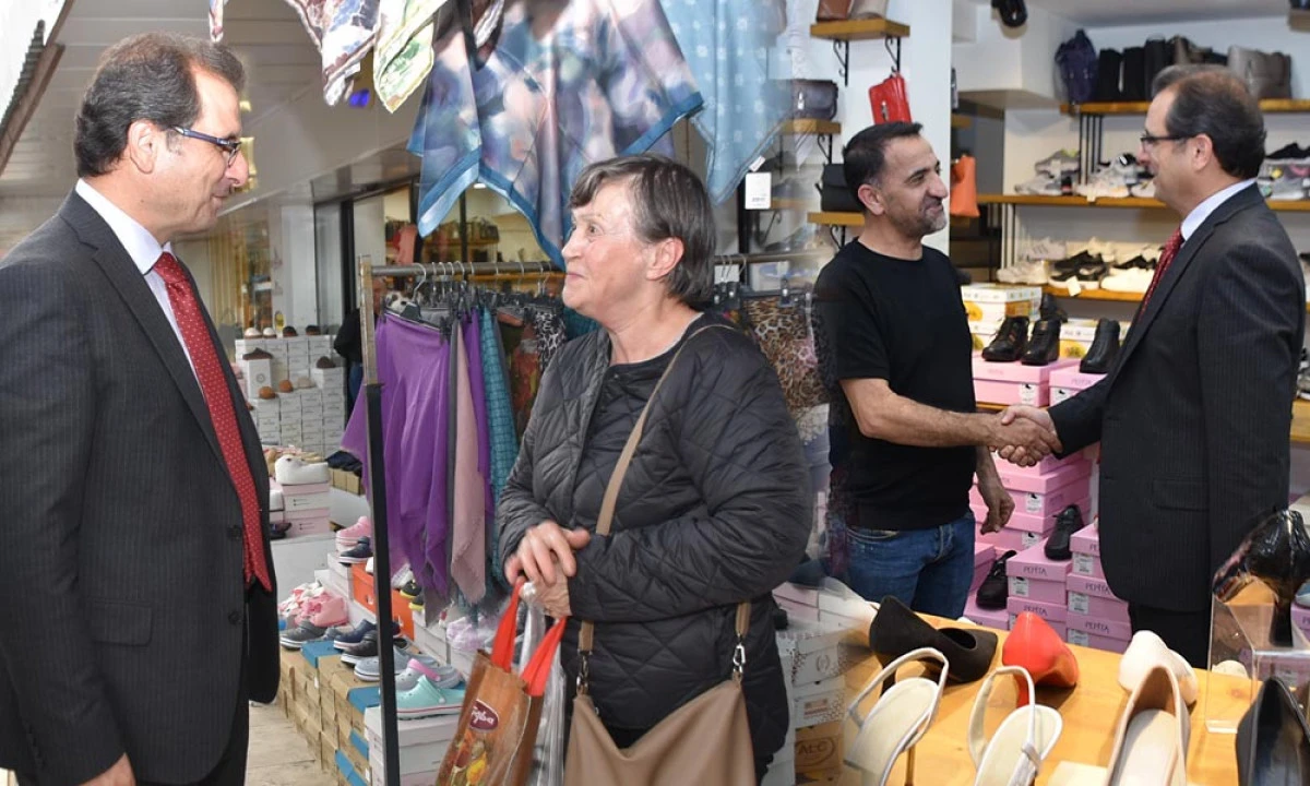 KAYMAKAM GÜLDOĞAN’DAN ESNAFINI ZİYARETİ