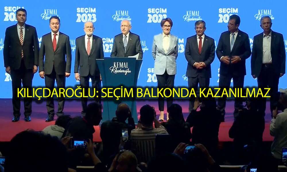 KILI&Ccedil;DAROĞLU, 2. TURA İŞARET ETTİ: MUTLAKA KAZANACAĞIZ
