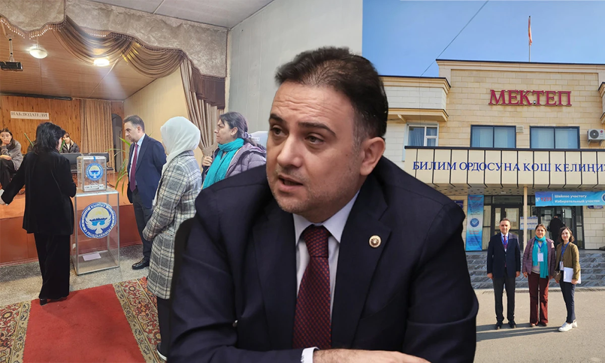 KIRGIZİSTAN SEÇİMLERİNE BAYBATUR'DAN YERİNDE GÖZLEM