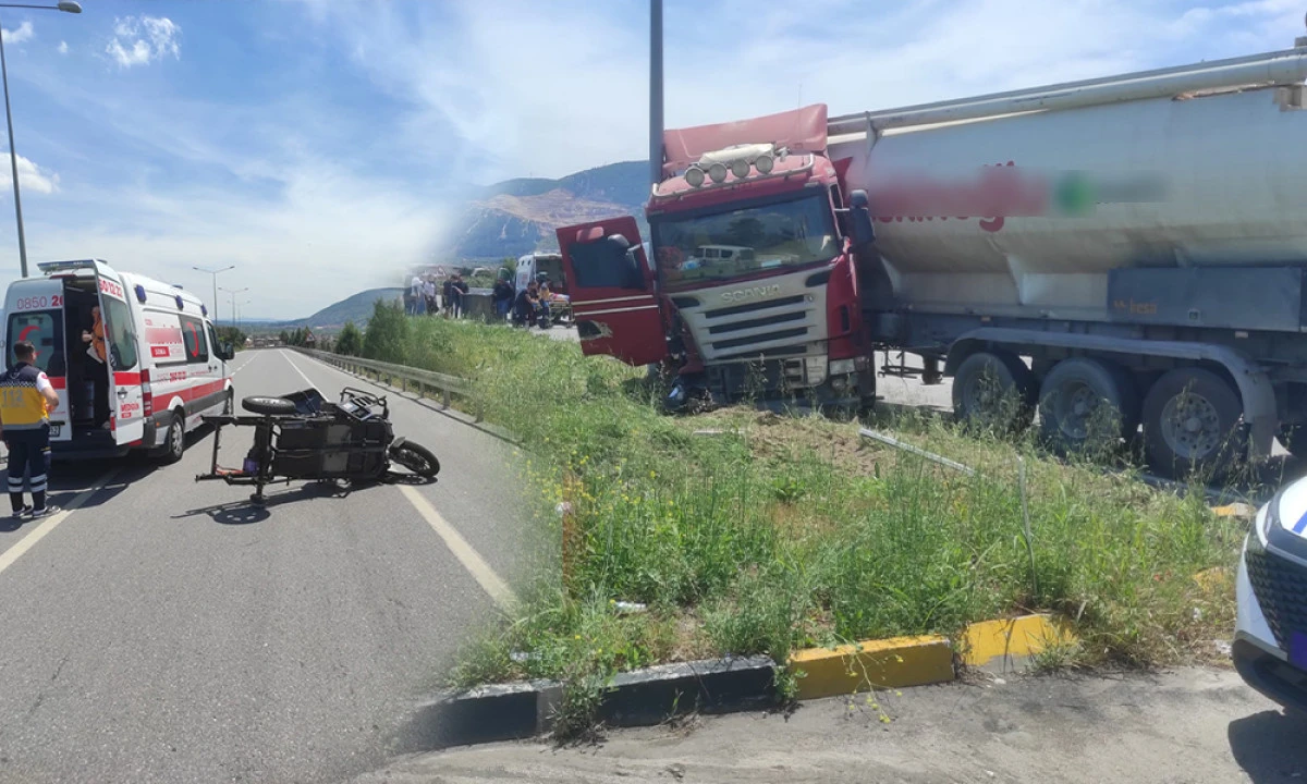 KIRKAĞA&Ccedil;'TA TRAFİK KAZASI