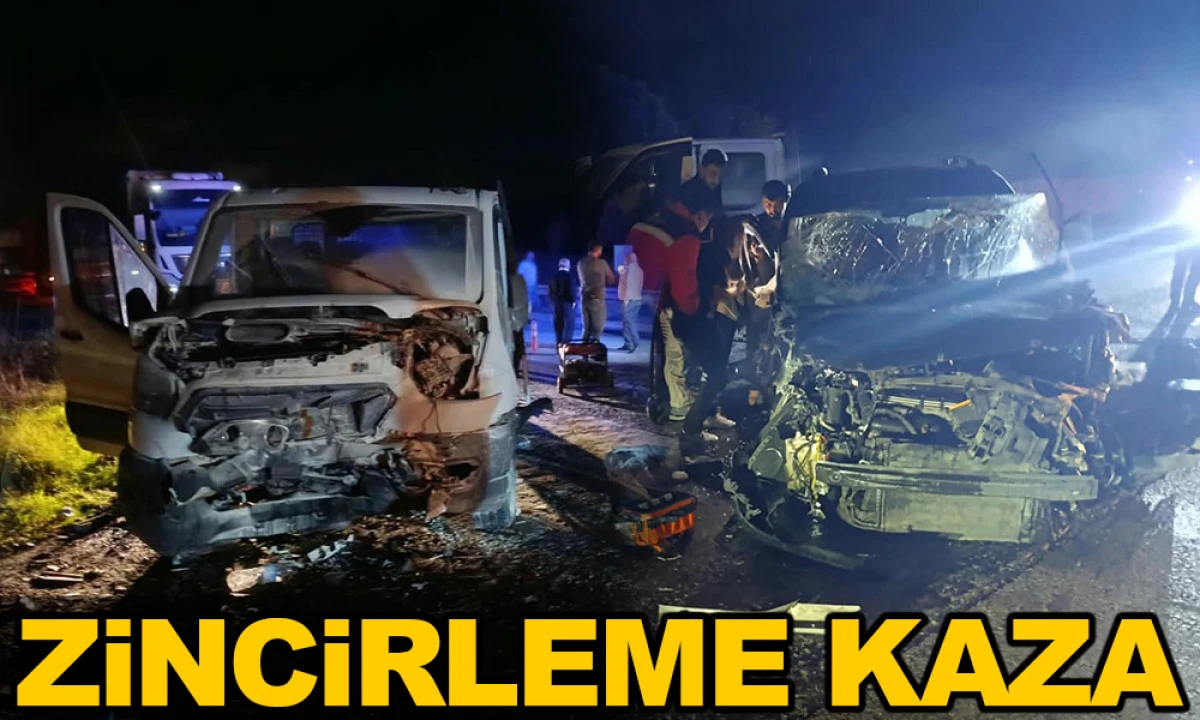 Zincirleme Kaza: 1’i Ağır 5 Yaralı