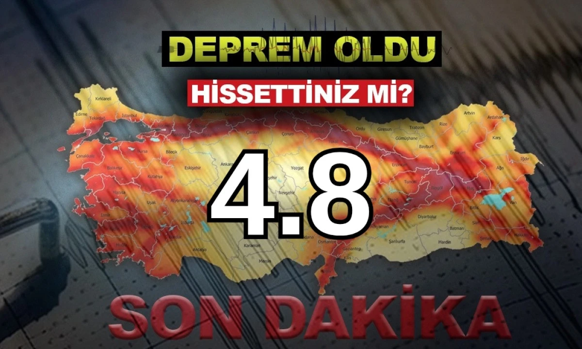 KÜTAHYA'DA KORKUTAN DEPREM