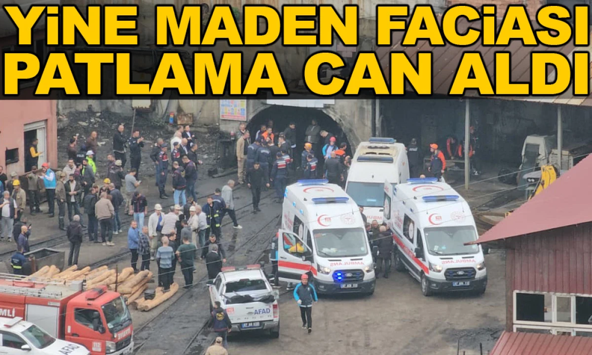 MADEN OCAĞINDA PATLAMA! &Ouml;L&Uuml; VE YARALILAR VAR