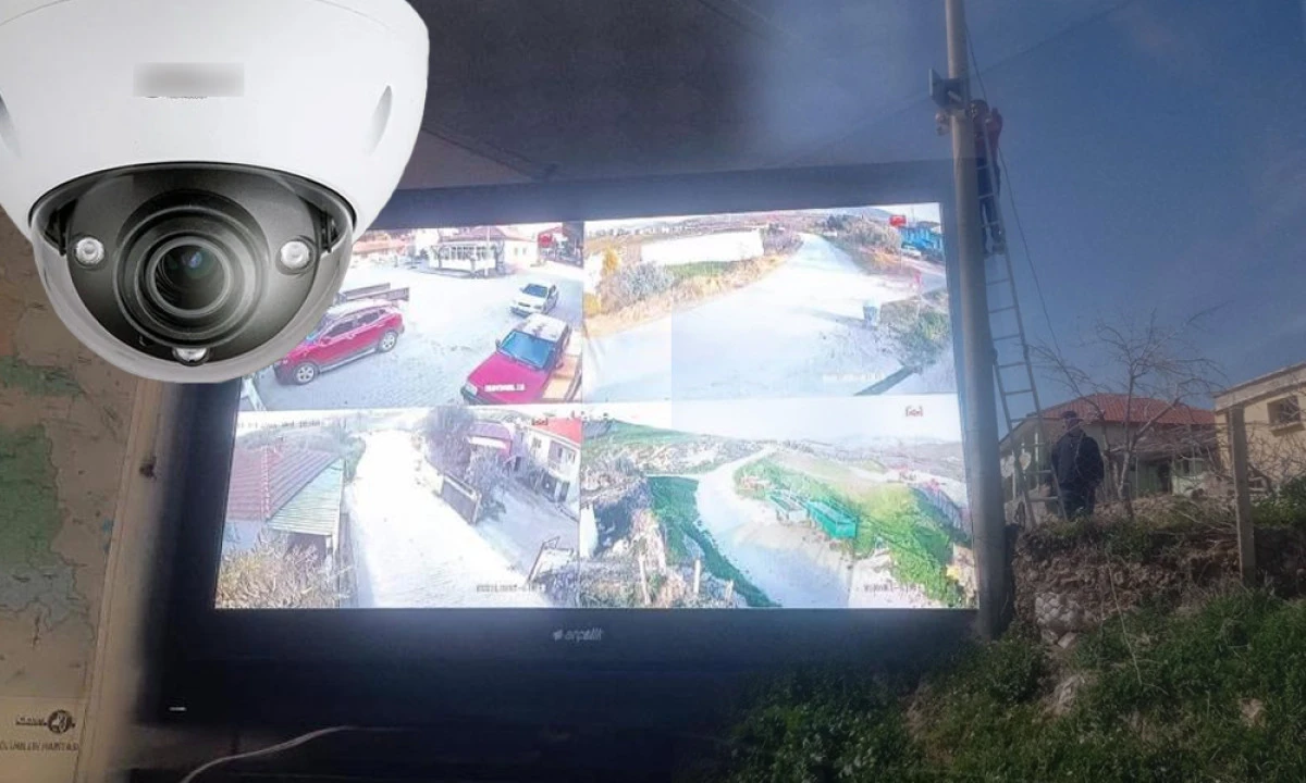 MAHALLENİN D&Ouml;RT BİR YANI KAMERALARLA &Ccedil;EVRİLDİ