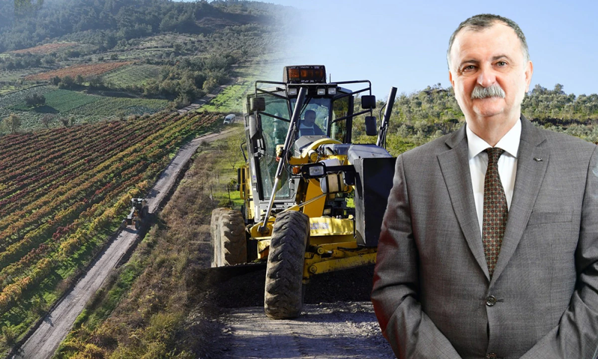 MAHALLENİN OVA YOLU YENİLENİYOR 