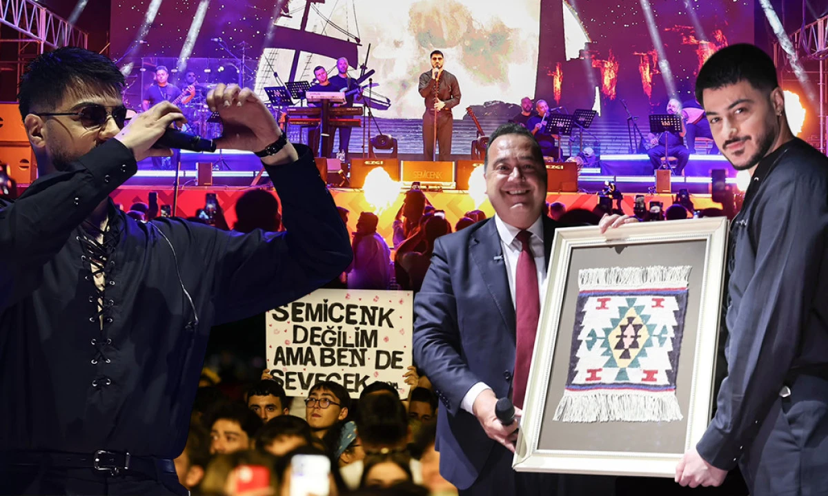 MANİSA KURTULUŞ G&Uuml;N&Uuml;NDE SEMİCENK İLE EĞLENDİ