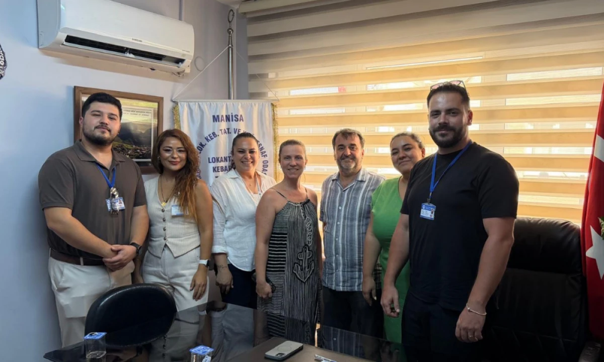 MANİSA LOKANTACILAR ODASI, YUNUSEMRE BELEDİYESİ ESNAF EKİBİNİ AĞIRLADI