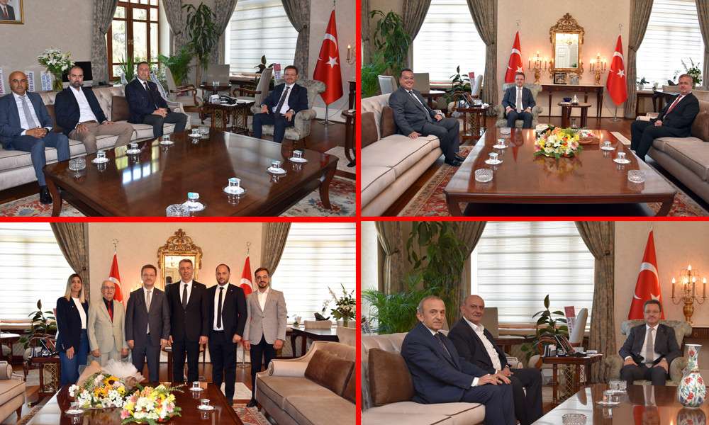 MANİSA PROTOKOL&Uuml;NDEN VALİ &Uuml;NL&Uuml;&rsquo;YE HAYIRLI OLSUN ZİYARETLERİ