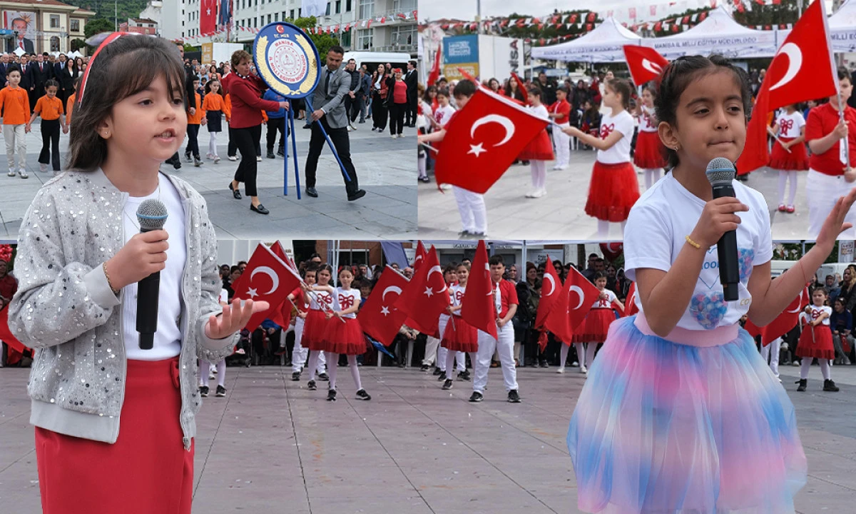 MANİSA'DA 23 NİSAN COŞKUYLA KUTLANDI