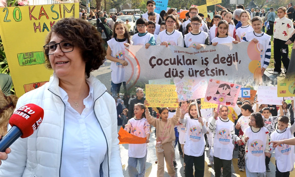MANİSA'DA ÇOCUK HAKLARI İÇİN YÜRÜDÜLER