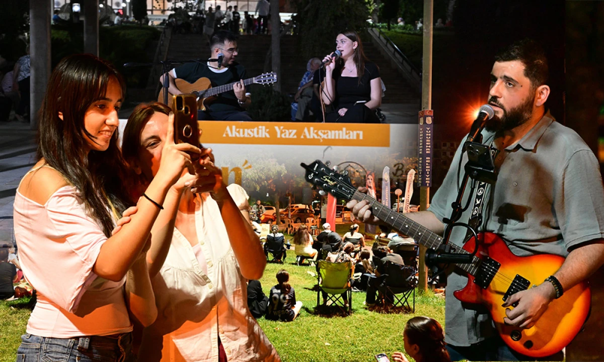 MANİSA&rsquo;DA YAZ AKŞAMLARI AKUSTİK KONSERLERLE ŞENLENDİ  