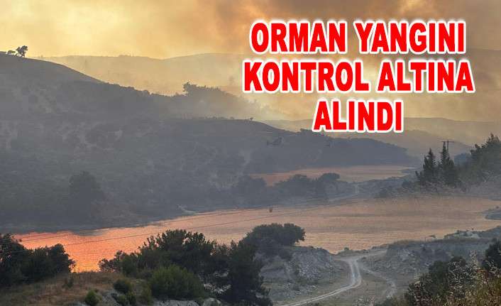 MANİSA&rsquo;DAKİ ORMAN YANGINI KONTROL ALTINDA   