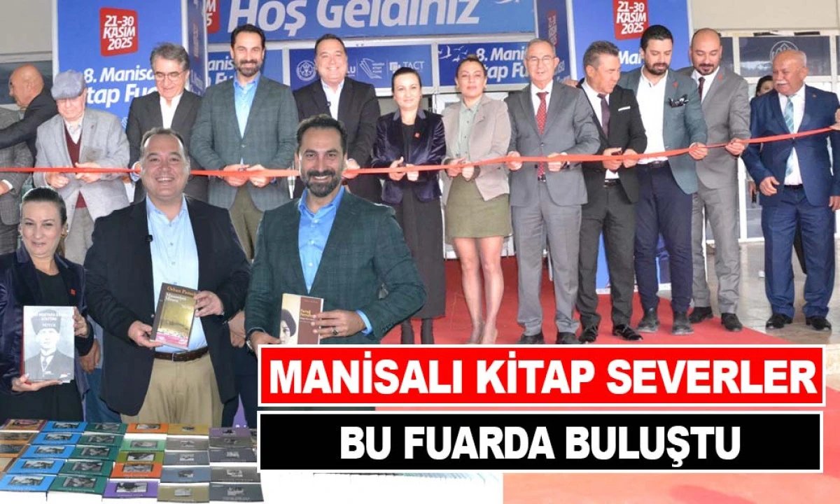 MANİSALI KİTAP SEVERLER BU FUARDA BULUŞTU   