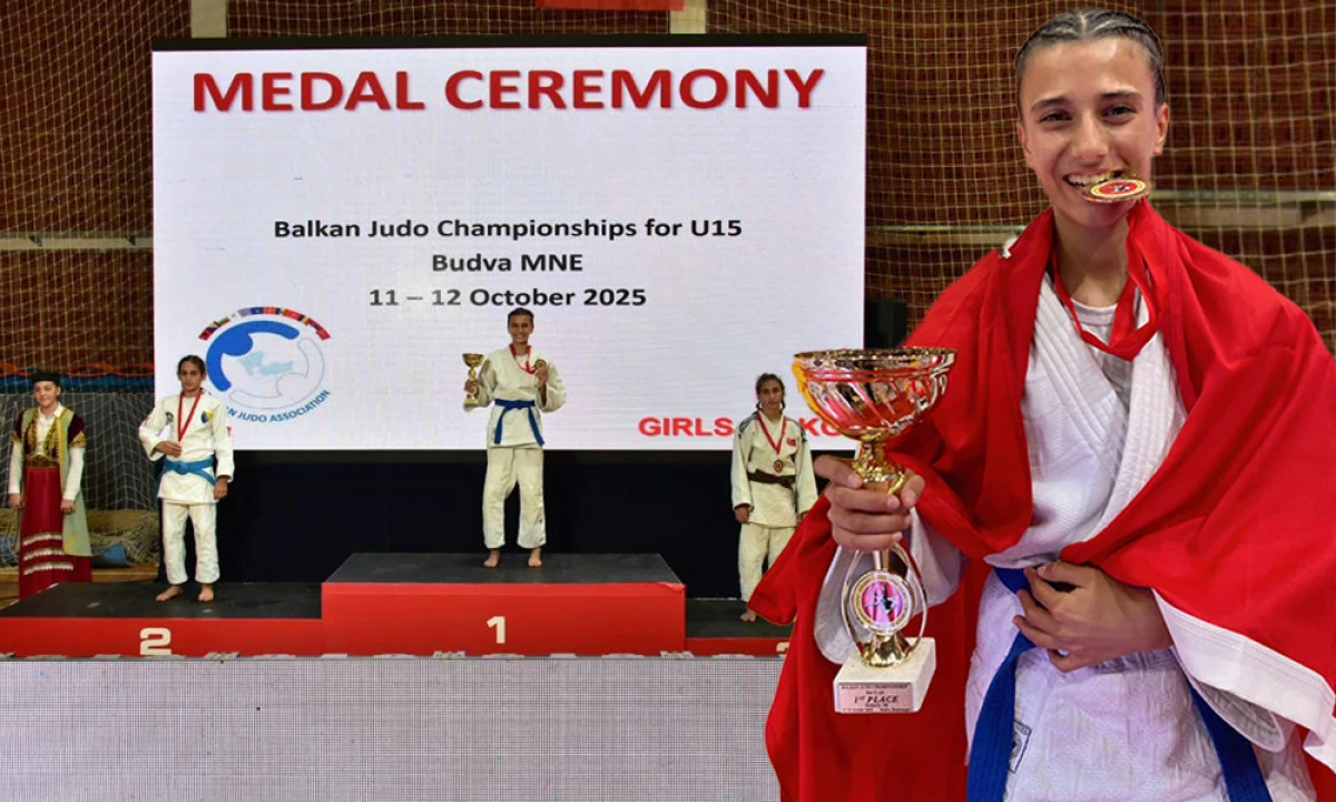 MANİSALI RABİA TEKİN BALKAN ŞAMPİYONU