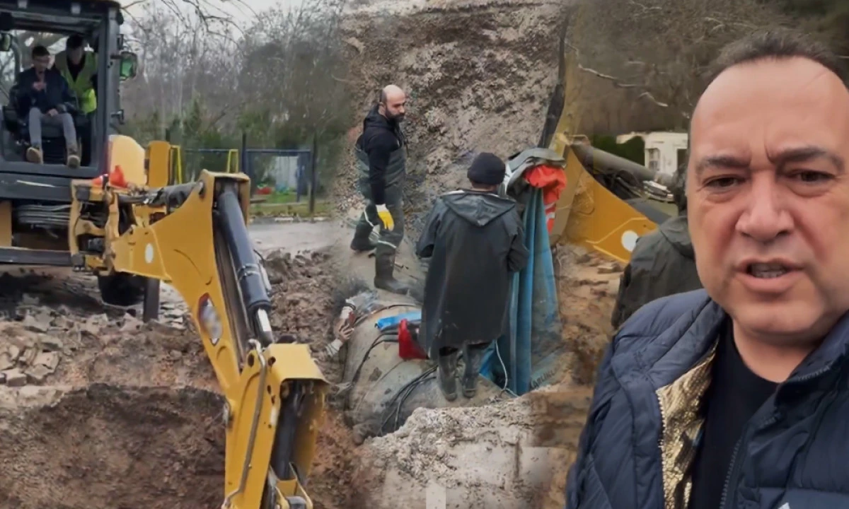 MANİSA&rsquo;NIN İ&Ccedil;ME SUYU HATTINDA ARIZA! BAŞKAN DUTLULU A&Ccedil;IKLADI&hellip;