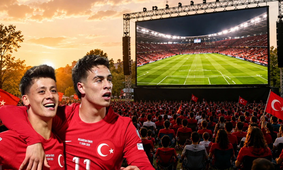 MİLLİ HEYECAN İ&Ccedil;İN MANİSA&rsquo;DA DEV EKRAN KURULACAK