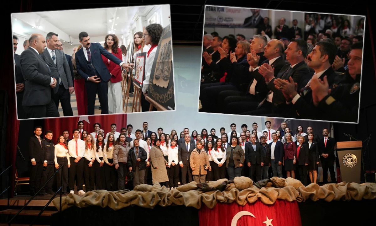 &Ouml;ĞRENCİLER &Ccedil;ANAKKALE&rsquo;Yİ ORATORYO VE SERGİYLE YAŞATTI