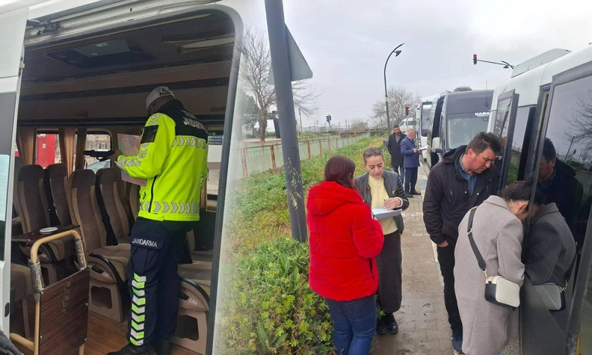 OKUL SERVİSLERİ TEK TEK KONTROL EDİLDİ