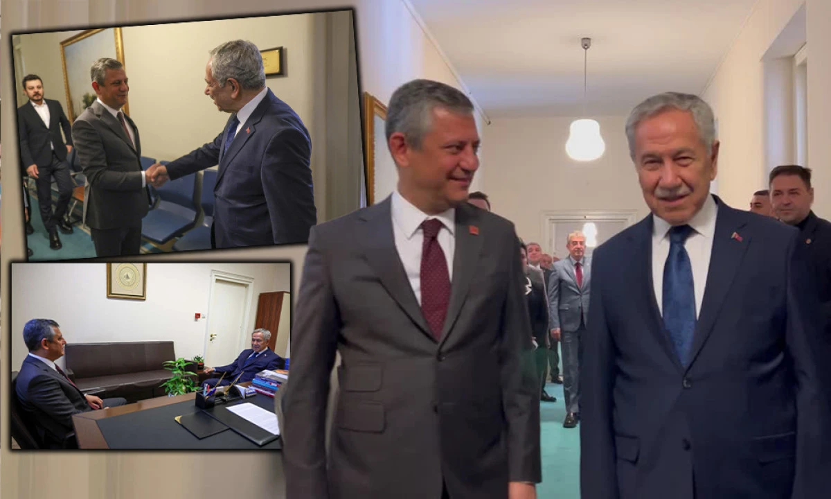 &Ouml;ZEL VE ARIN&Ccedil;&rsquo;TAN "SİYASET&Uuml;ST&Uuml;" BULUŞMA