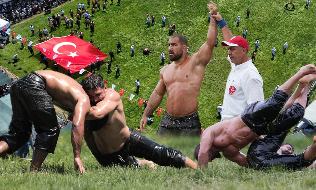 PEHLİVANLAR  ER MEYDANINDA ZİRVEYE &Ccedil;IKTI