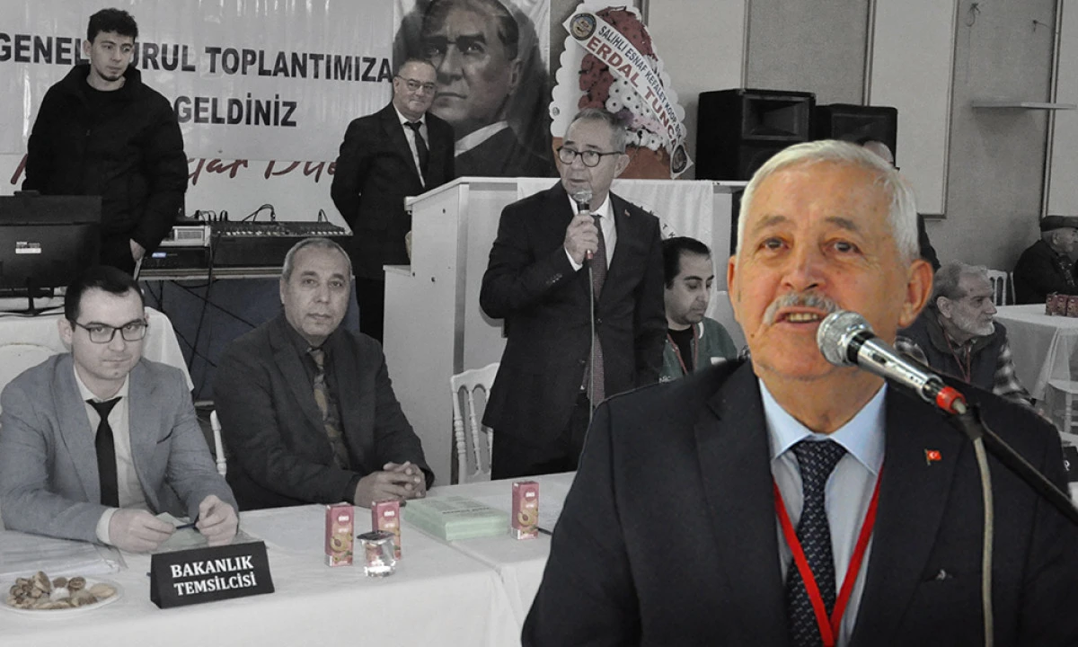 SALİHLİ BERBERLER ODASI&rsquo;NDA BAŞKANLIK SE&Ccedil;İMİ