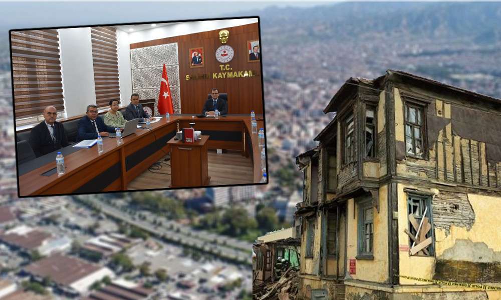 SALİHLİ’DE METRUK BİNALARIN GELECEĞİ MASAYA YATIRILDI