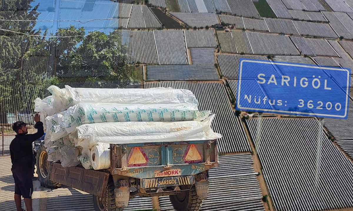 SARIGÖL OVASI BEYAZ ÖRTÜYLE KAPLANIYOR