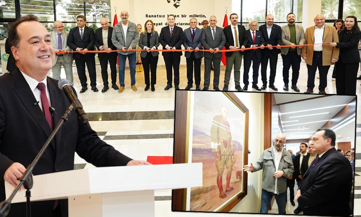 &ldquo;SARIŞIN BİR KURT: MUSTAFA KEMAL ATAT&Uuml;RK&rdquo; SERGİSİ A&Ccedil;ILDI