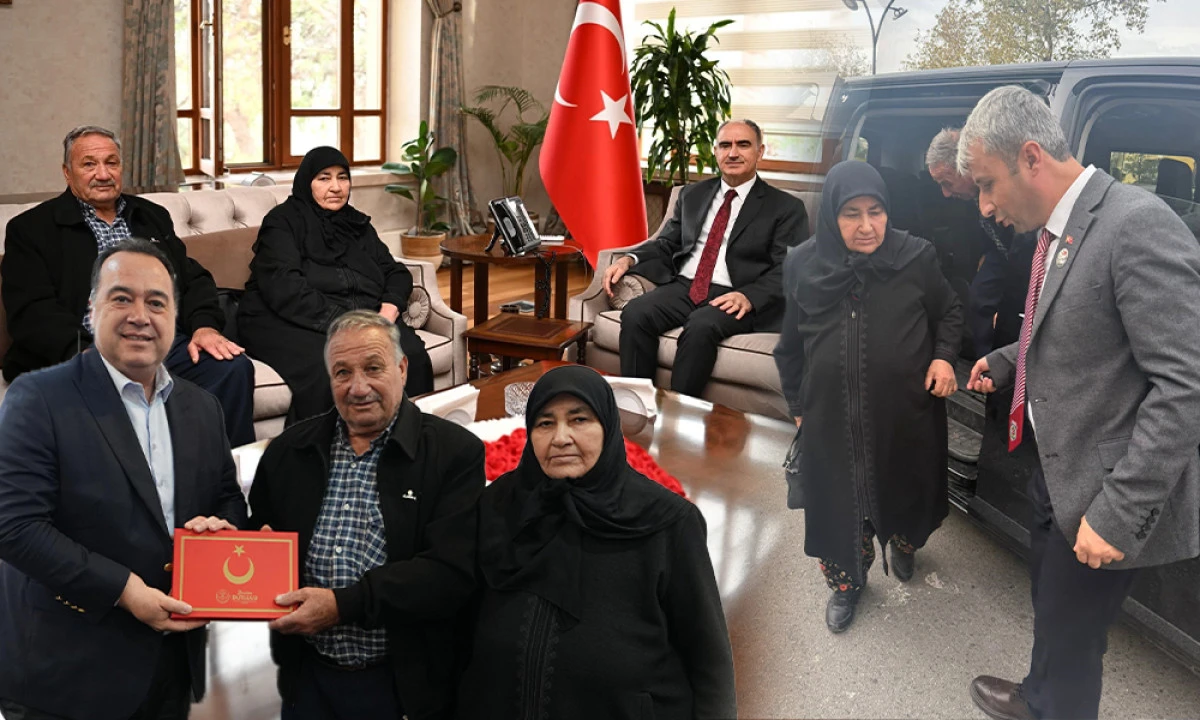 ŞEHİT AİLESİNDEN DUYGULANDIRAN ZİYARET