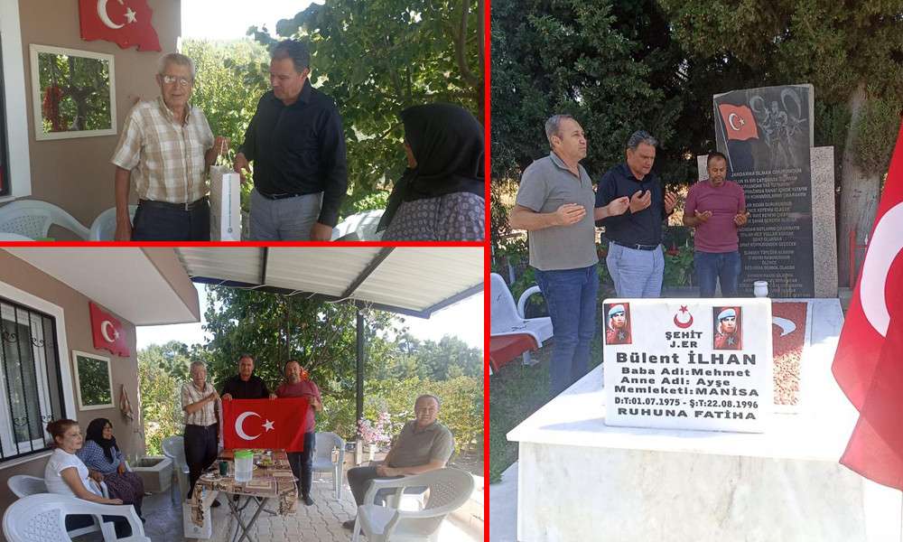 ŞEHİT AİLESİNE DUYGULANDIRAN ZİYARET
