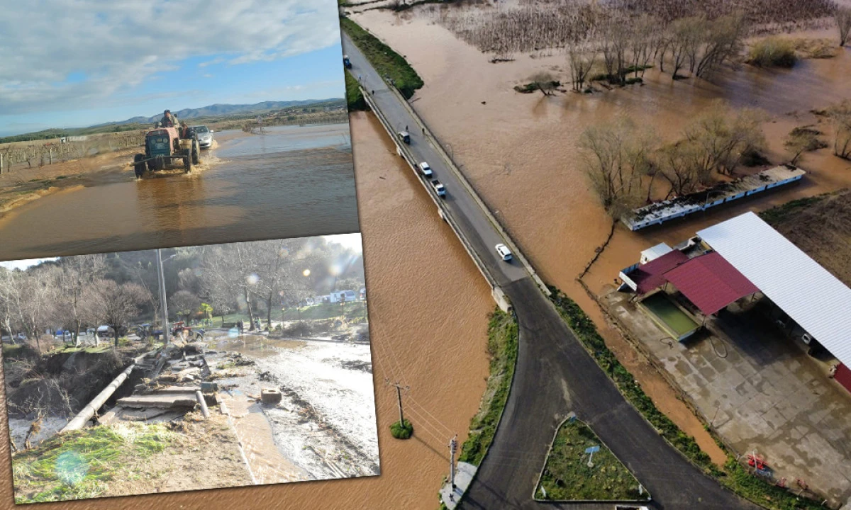 ŞİDDETLİ YAĞIŞIN BİLAN&Ccedil;OSU HAVADAN G&Ouml;R&Uuml;NT&Uuml;LENDİ