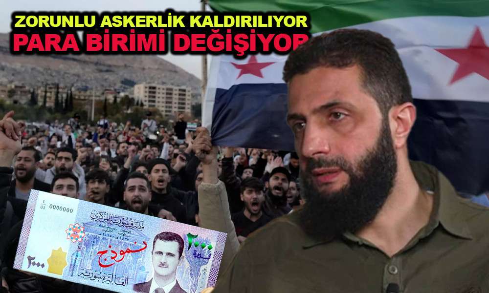 SURİYE’DE DEĞİŞİM BAŞLADI