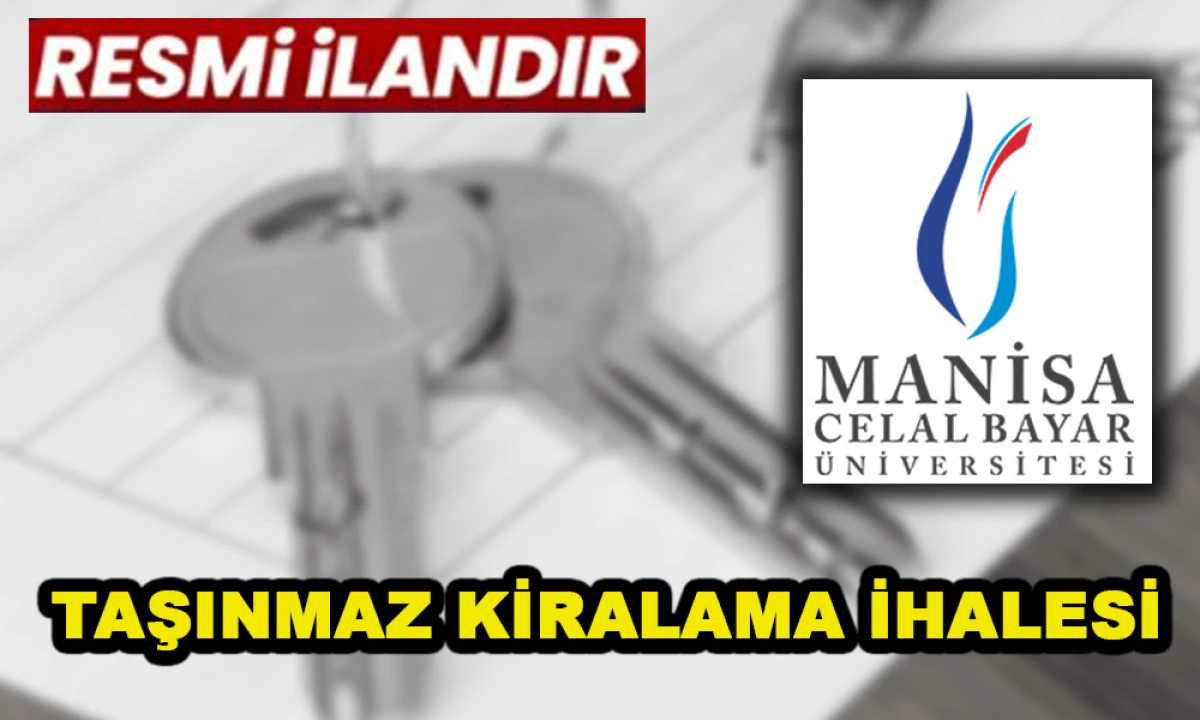 TAŞINMAZ KİRALAMA İHALESİ