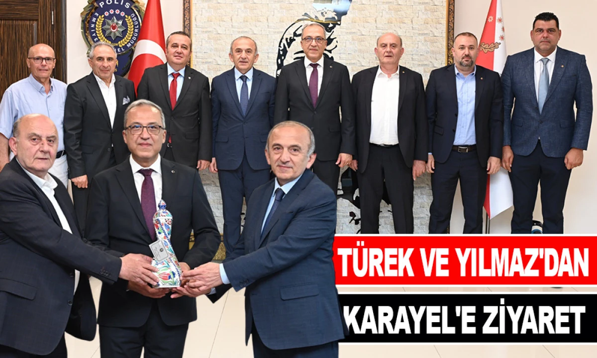 TÜREK VE YILMAZ'DAN KARAYEL'E ZİYARET